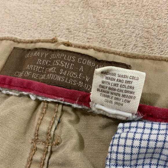 Vintage Old Navy Surplus Company Pants Mens 36x32 Beige Pants Good Condition - Picture 4 of 11